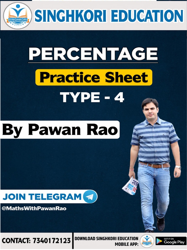 474) (PERCENTAGE) (PDF CONTENT) PERCENTAGE (TYPE - 4) PDF | PDF