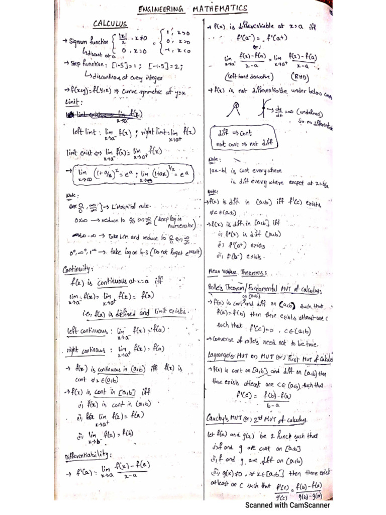 EM Short Notes | PDF
