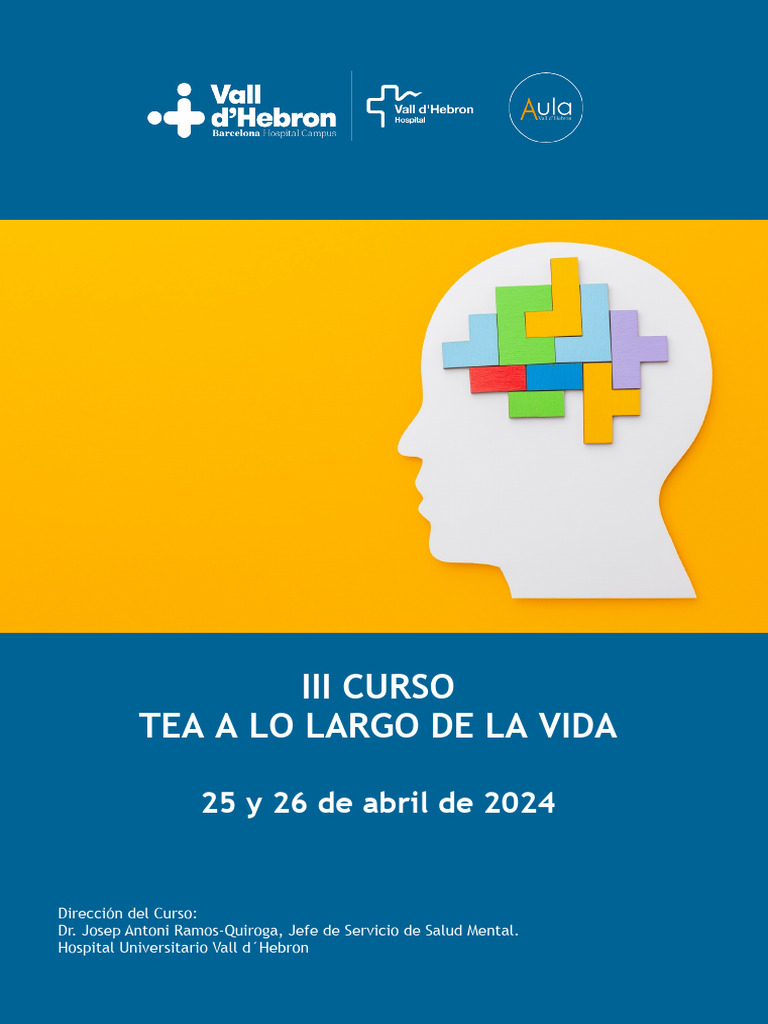 Curso TEA: Intervención y Diagnóstico 2024 | PDF | Autismo | Salud mental
