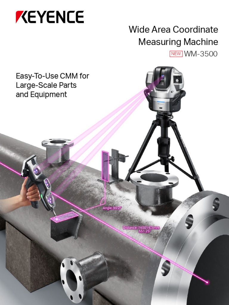 Keyence WM-3500: Large-Scale CMM Solution | PDF