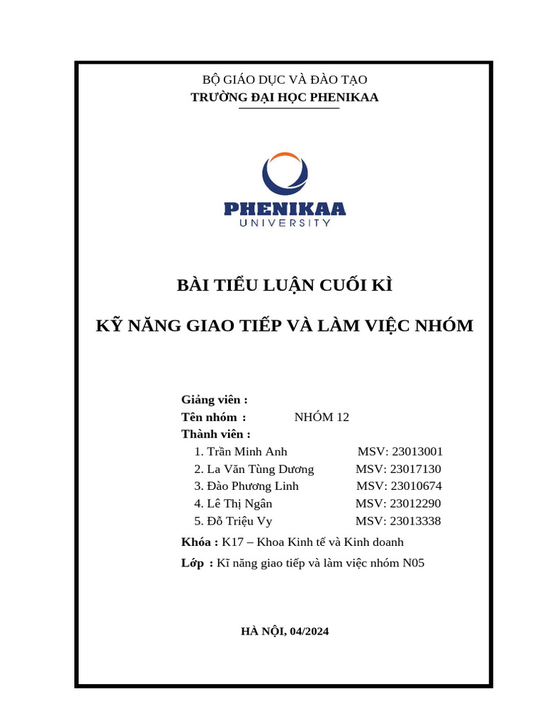 KNGT-Nhóm 12 | PDF