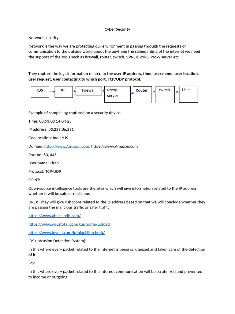 Network Security Tools Overview | PDF