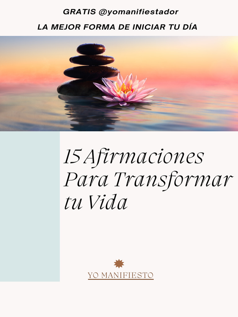 15 Afirmaciones para Transformar tu Vida | PDF