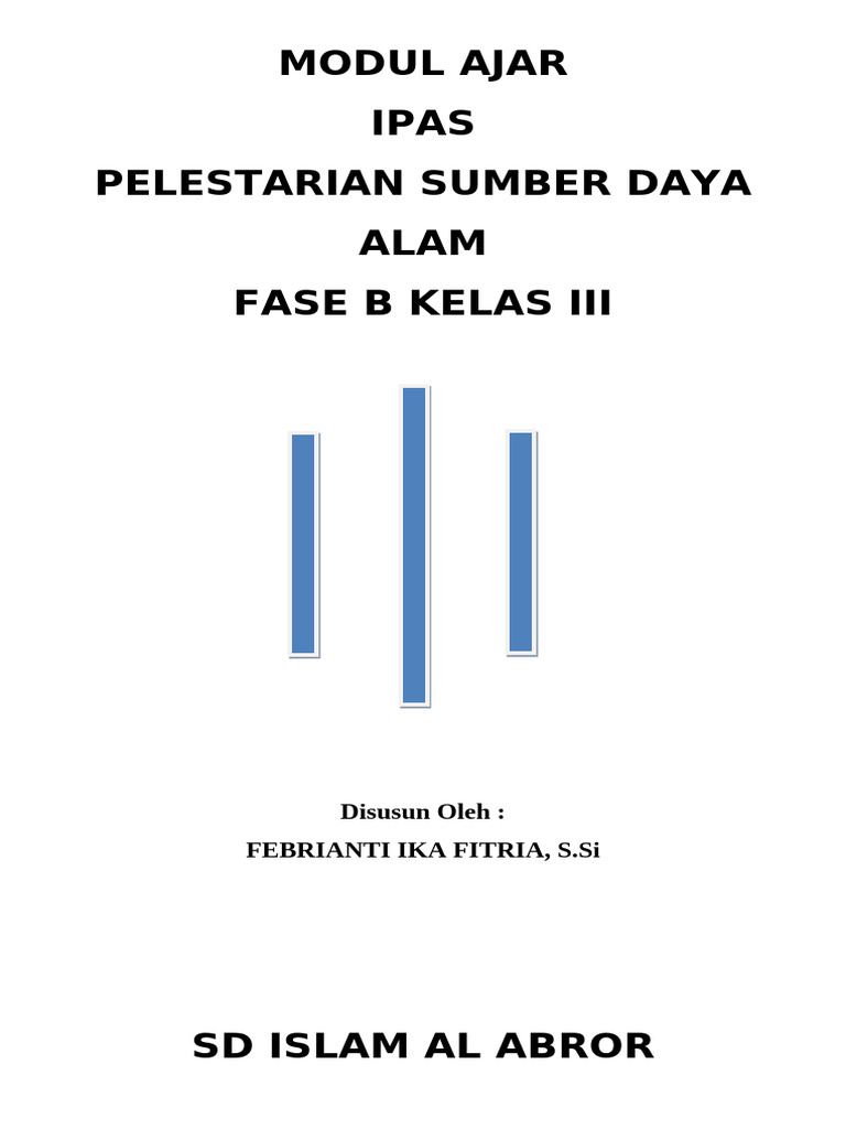 Modul Ajar IPAS Kelas 3: Bab 4 SDA | PDF