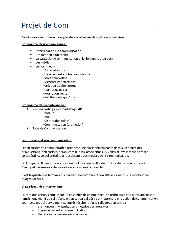 Stratégies de Communication et Agences | PDF | Publicité | la communication