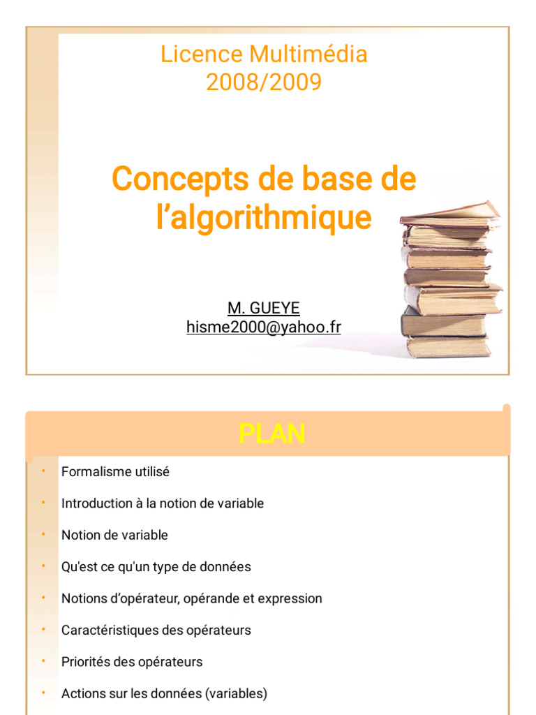 Introduction à l'algorithmique | PDF | Programme informatique ...