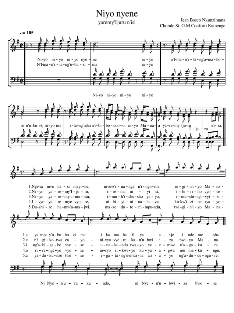 Niyo Nyene | PDF