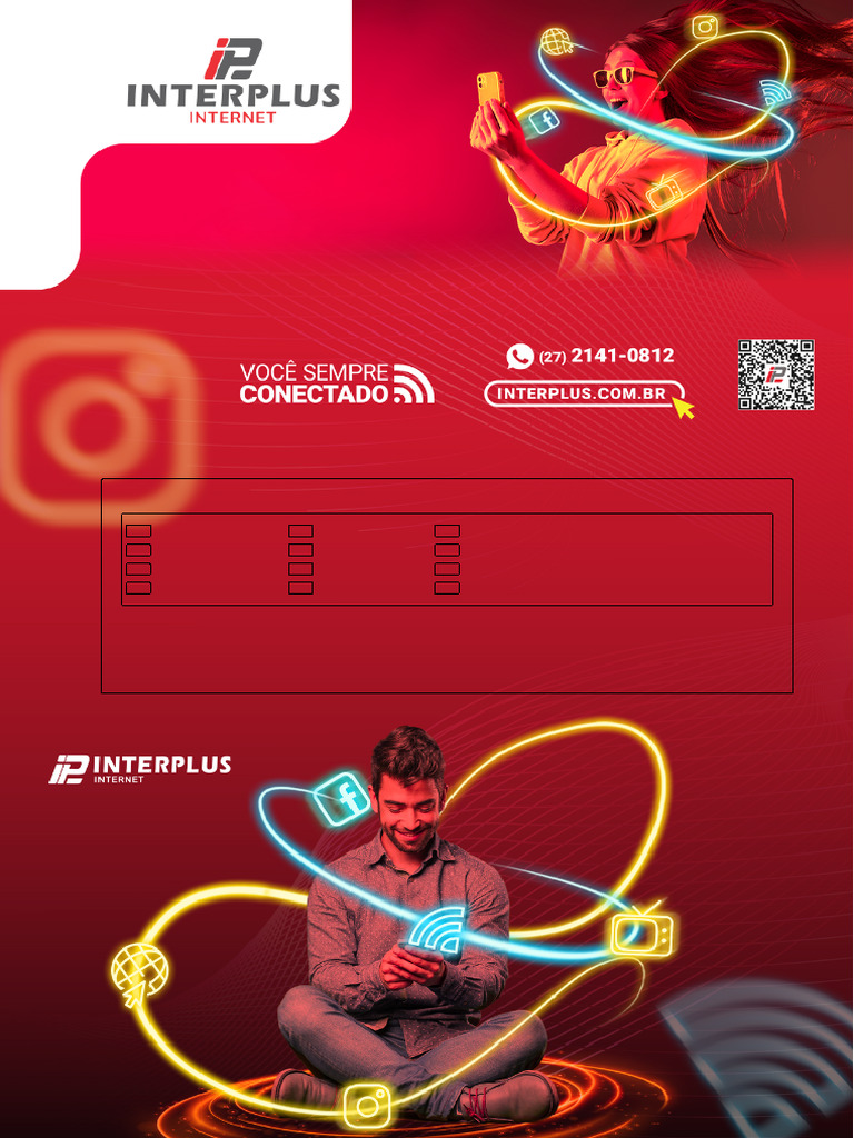 Fatura de Serviços Interplus 99,90 R$ | PDF | Tecnologia bancária ...