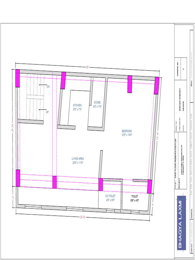 Proposed Residence Floor Plan | PDF