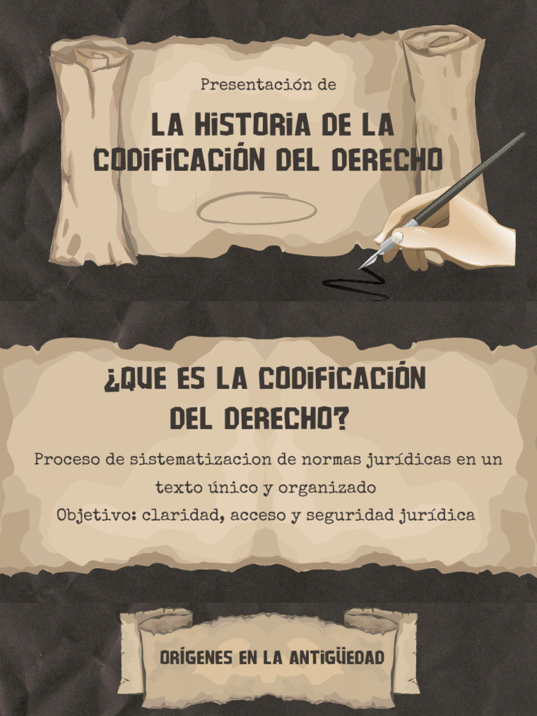 La Historia de La Codificación Del Derecho - 20250423 - 165527 - 0000 | PDF