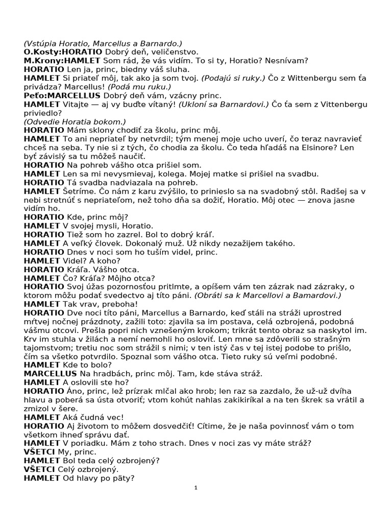HAMLET | PDF