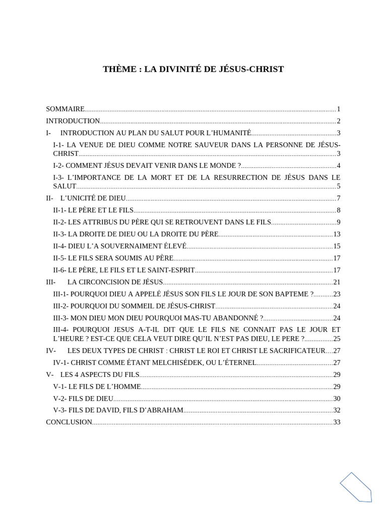 La Divinité de Jésus-Christ expliquée | PDF | Jésus | Dieu