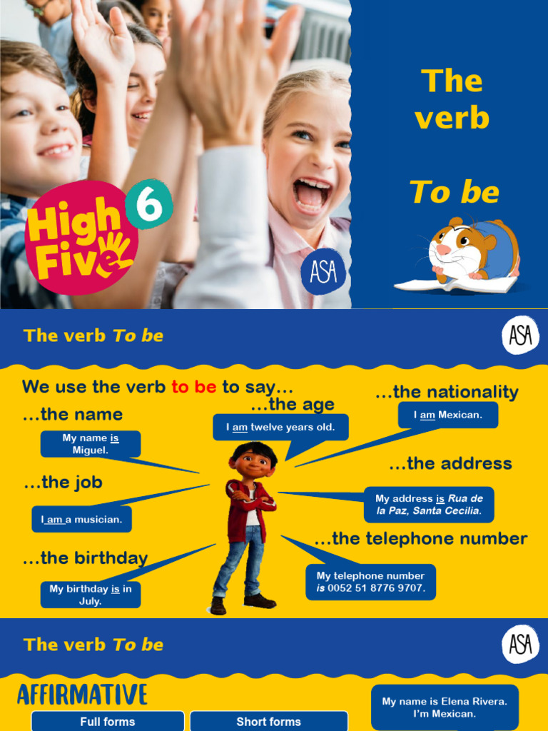 The Verb To Be - PPT 2 | PDF | Languages | Foreign Language Studies