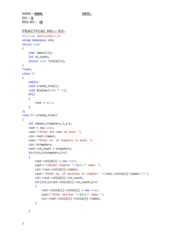 Dsal 3 | PDF