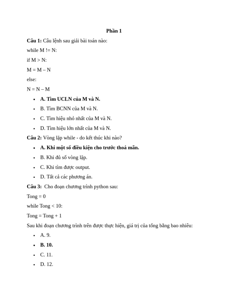 Phan 1 | PDF
