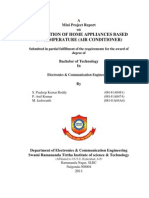 Automation of Home Appliances Based On Temperature (Air Conditioner)