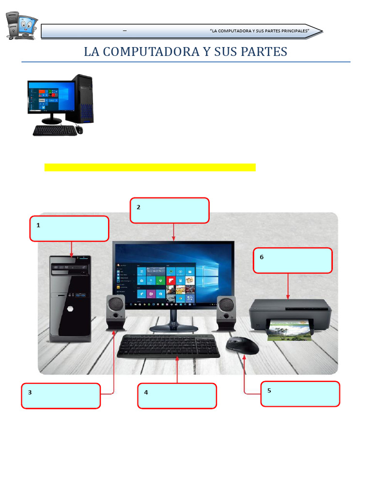 Partes Principales de la Computadora | PDF | Hardware de la computadora ...