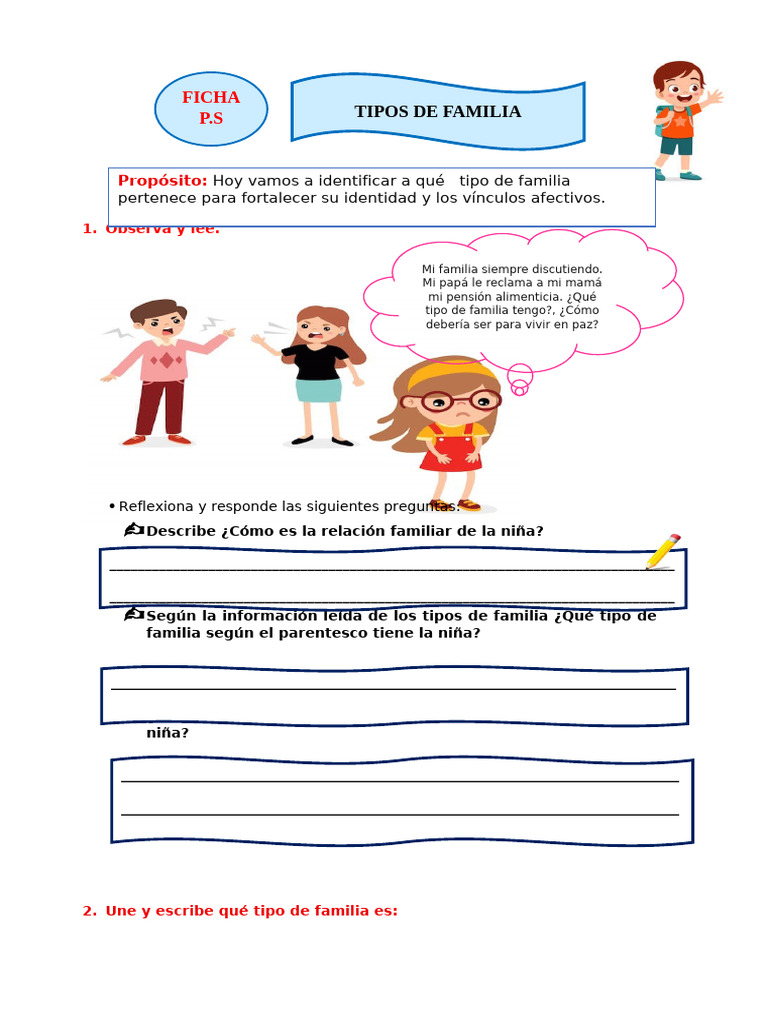 Tipos de Familia y Relaciones Afectivas | PDF
