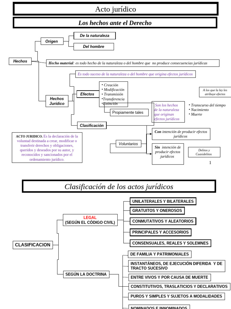 131702355-Acto-Juridico-ESQUEMA | PDF | Propiedad | Bienes (Ley)