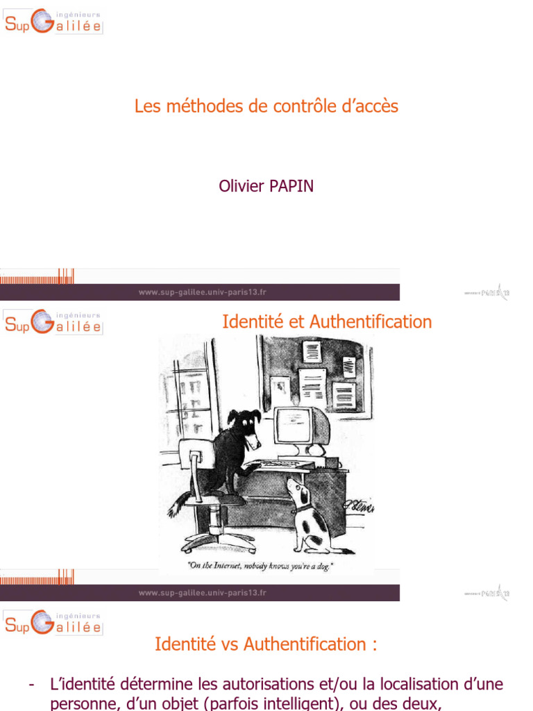 Types de contrôle d'accès expliqués | PDF | Gestion informatique ...