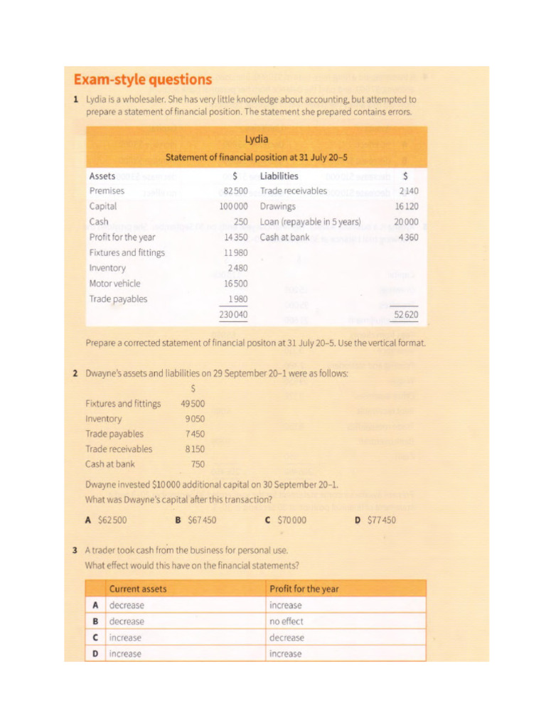 CHAPTER+09 +Financial+statements+-+part+B+ (WB+questions) | PDF