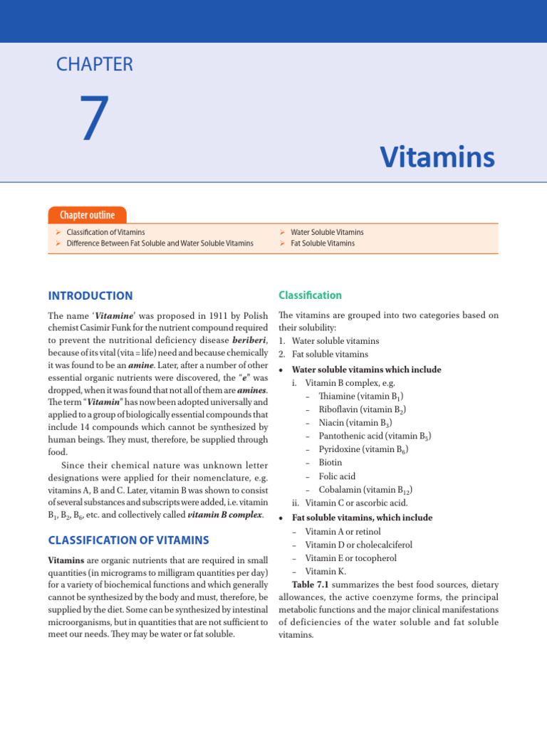 Vitamin | PDF | Vitamin | Organic Compounds
