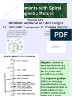 Experiments W Spiral Magnet Motors Wankel Whole