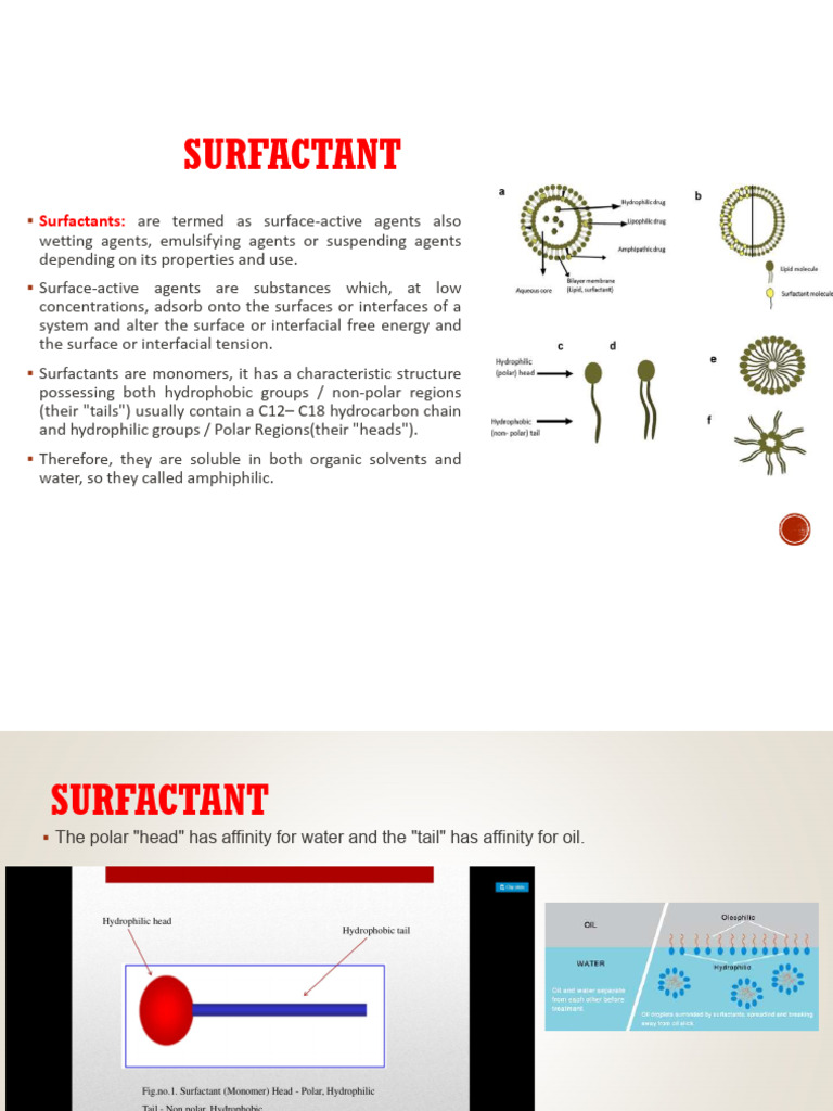 Surfactant | PDF | Surfactant | Emulsion
