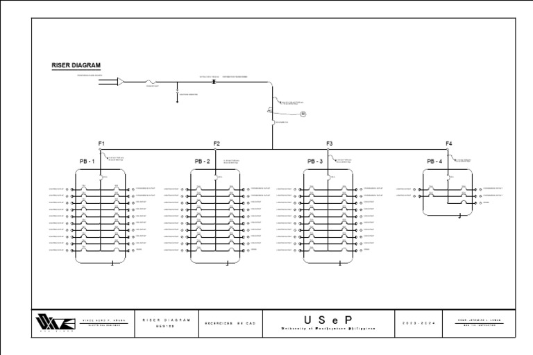 Residential Electrical Riser Diagram | PDF | Electrical Engineering ...