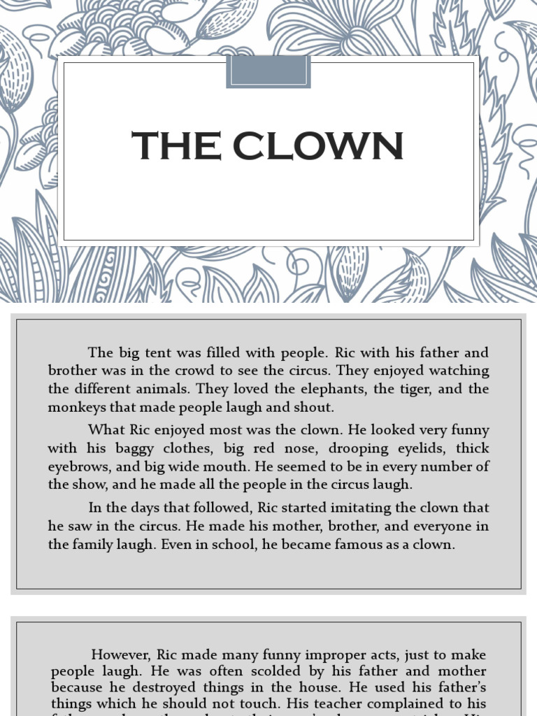 The Clown | PDF | Clown