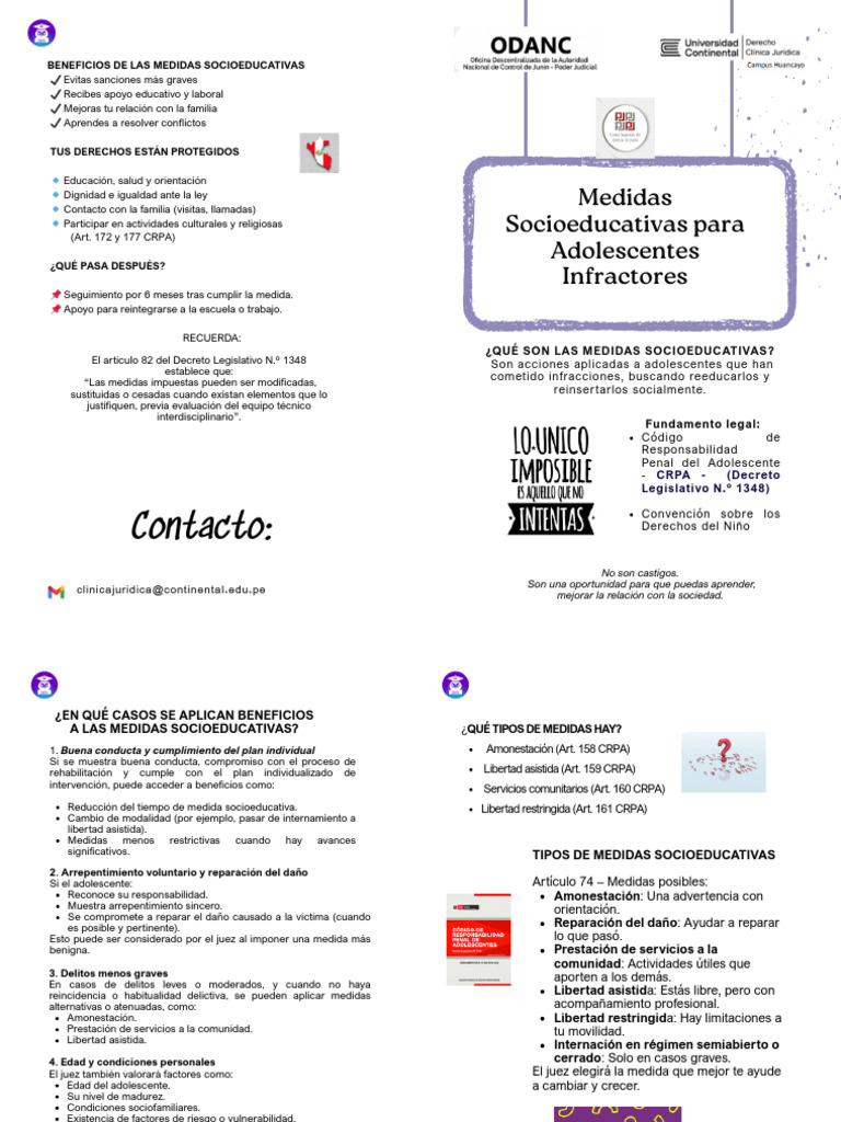 Medidas Socioeducativas para Adolescentes | PDF | Reincidencia | Justicia