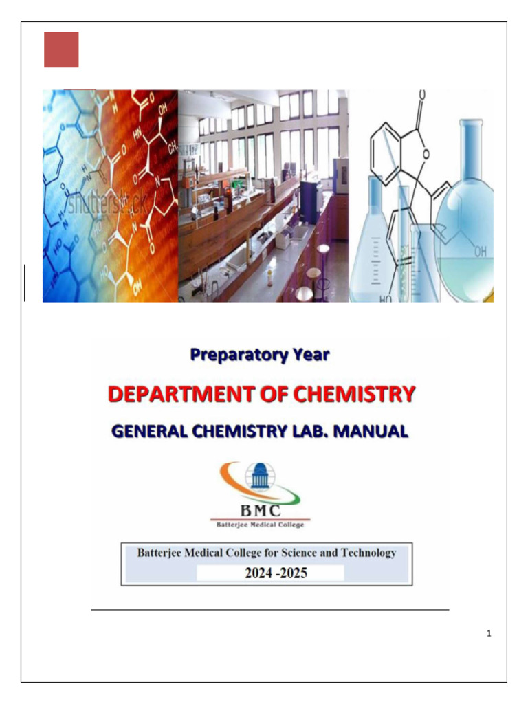 Chemistry Lab Manual: Experiments & Safety | PDF | Filtration | Mixture