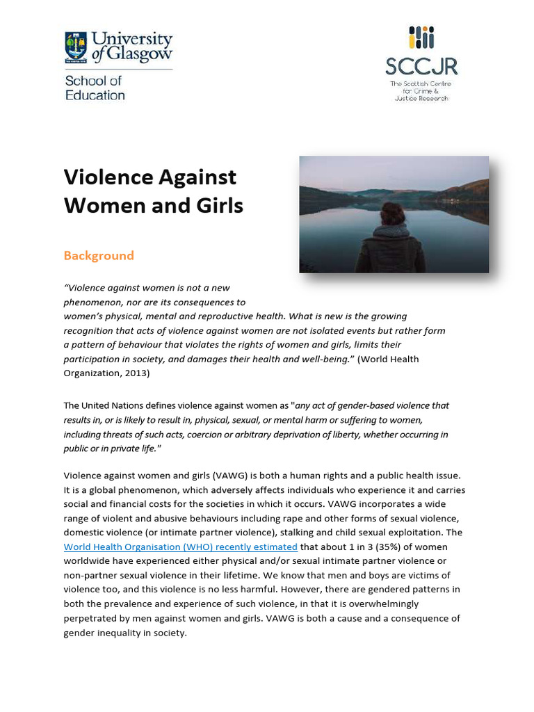 Understanding Violence Against Women | PDF | Domestic Violence | Violence