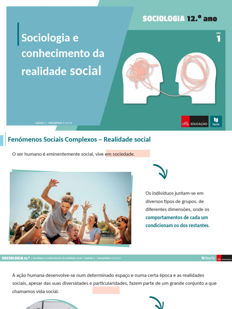 Sociologia: Compreendendo a Realidade Social | PDF | Sociologia | Sociedade