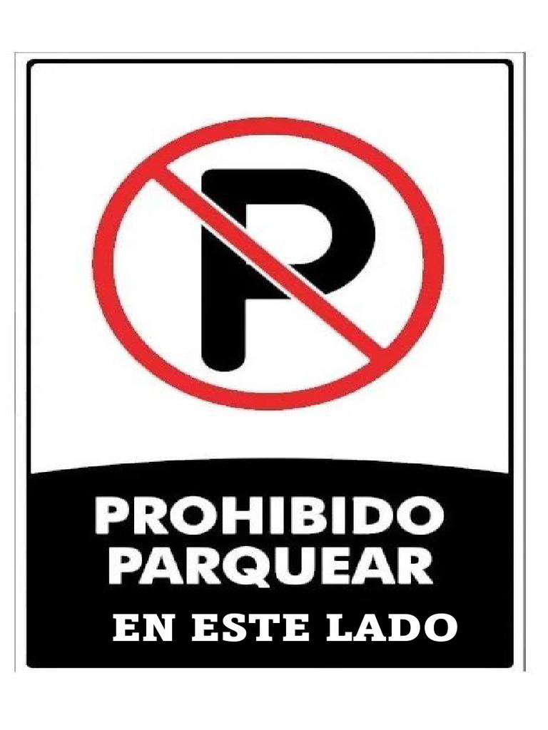 Prohibido Parquear | PDF