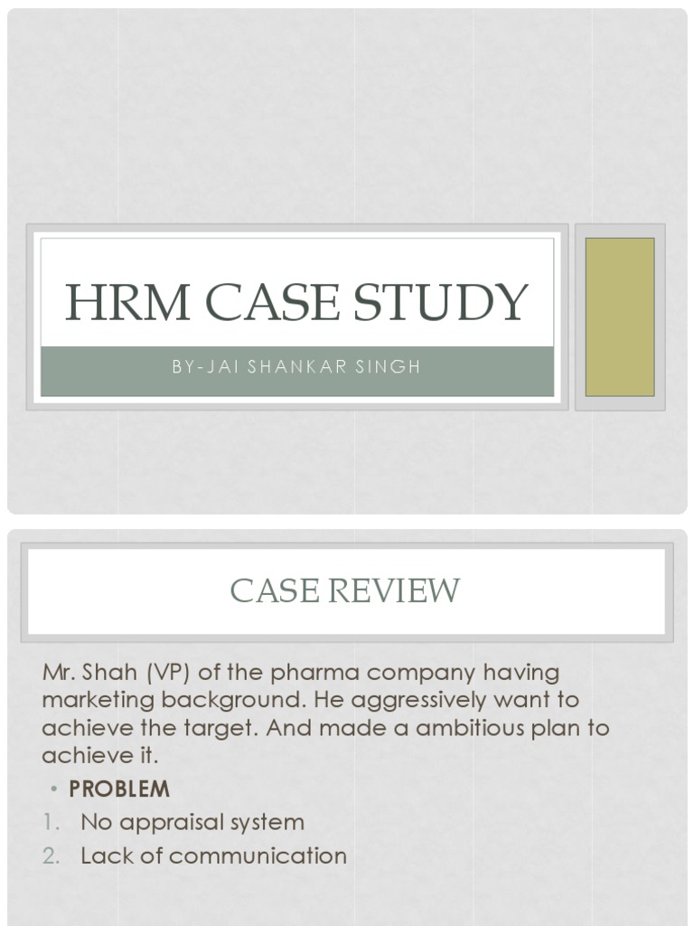 hrm case study with answers