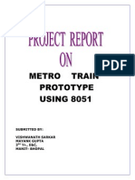 8051 Microcontroller Train Prototype