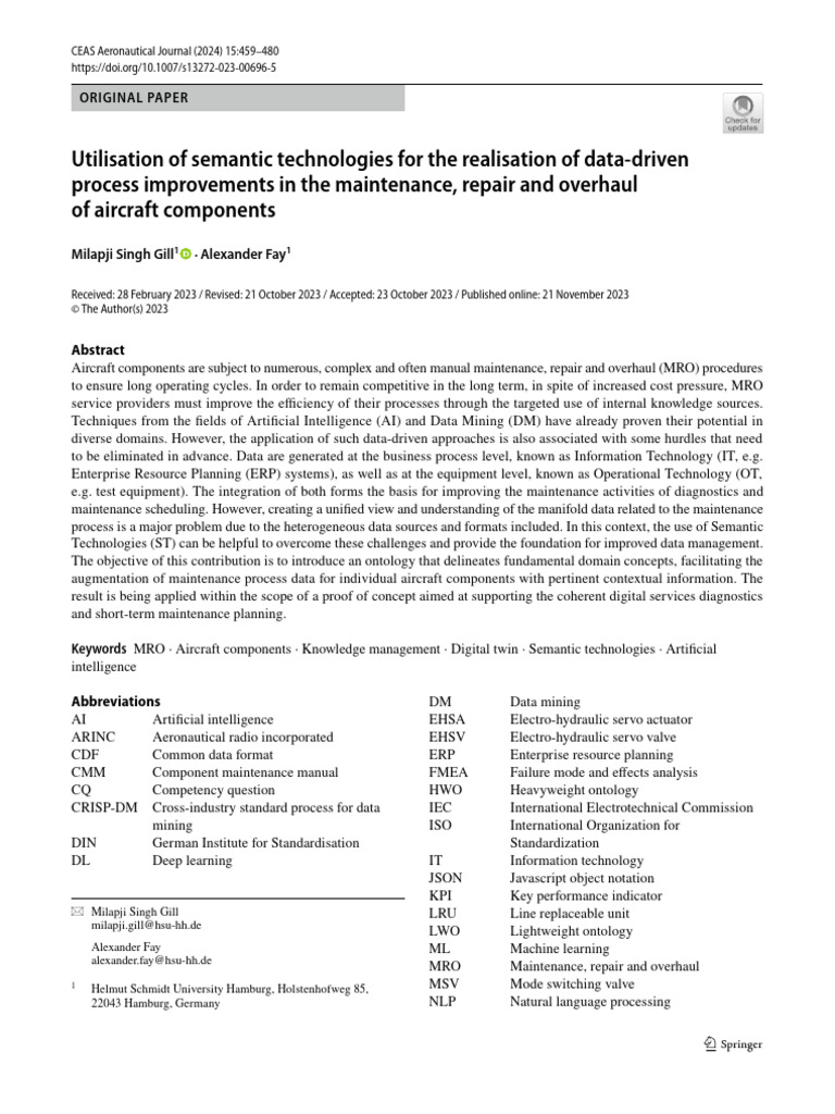 Utilisation of Semantic Technologies For The Realisation of Data Driven ...