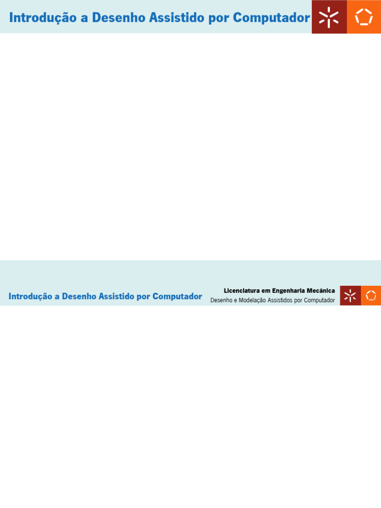 Introdução ao Desenho Assistido por Computador | PDF | Engenharia | Desenho
