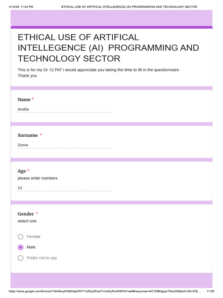 Ethical AI Use in Programming Survey | PDF | Artificial Intelligence ...