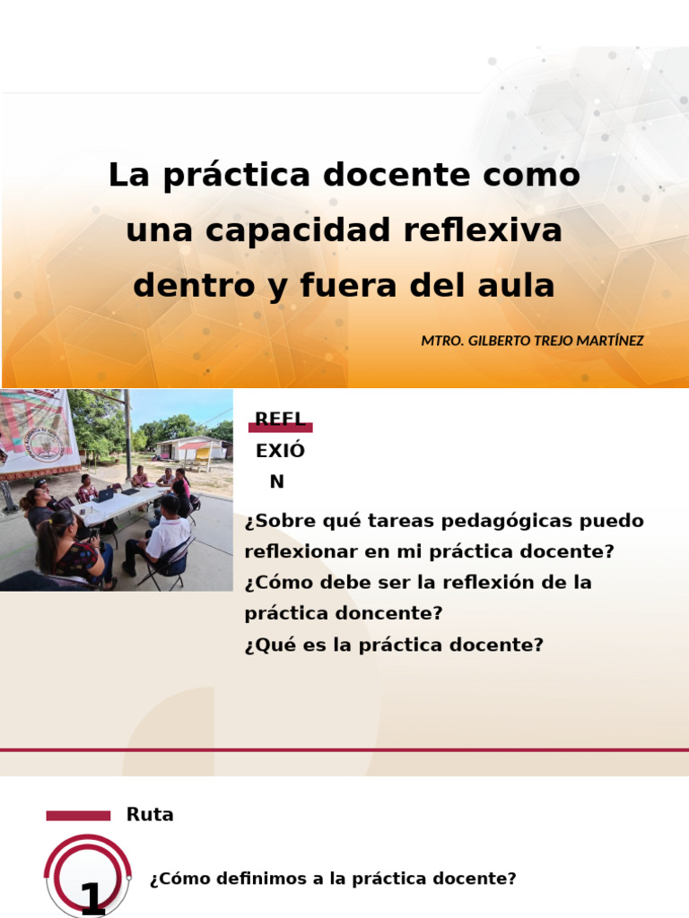 Reflexión en la Práctica Docente | PDF | Salón de clases | Aprendizaje