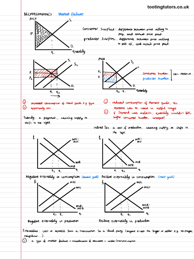 Market Failure Diagrams Poster | PDF