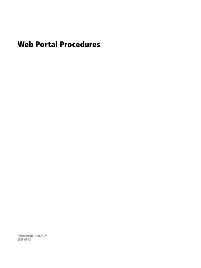 Web Portal Imager Setup Guide | PDF | World Wide Web | Internet & Web