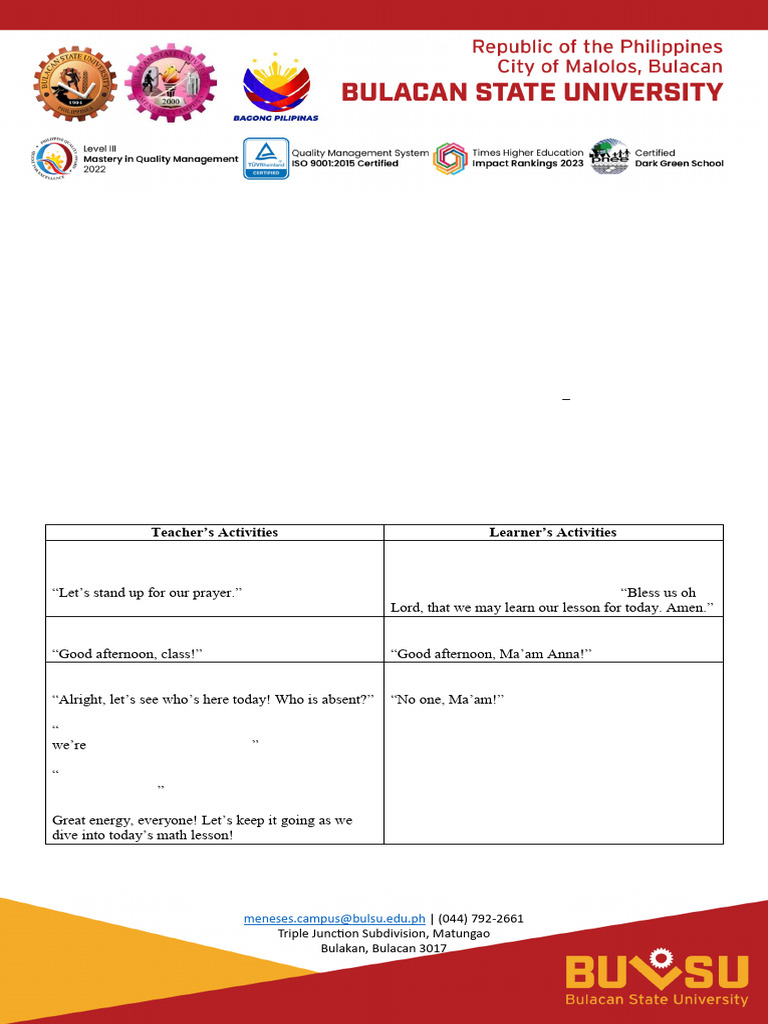 Detailed Lesson Plan: Equivalent Fractions | PDF | Learning | Cognition