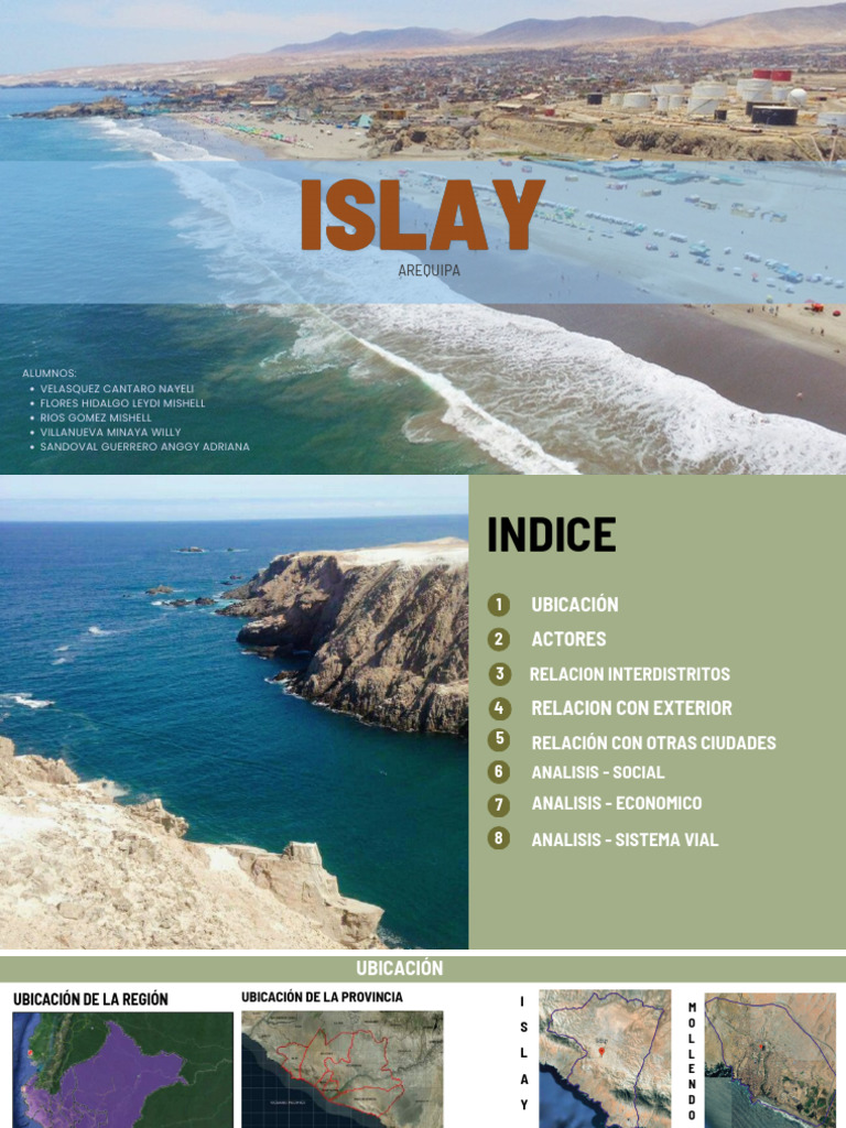 Análisis Integral de Islay, Arequipa | PDF | Transporte