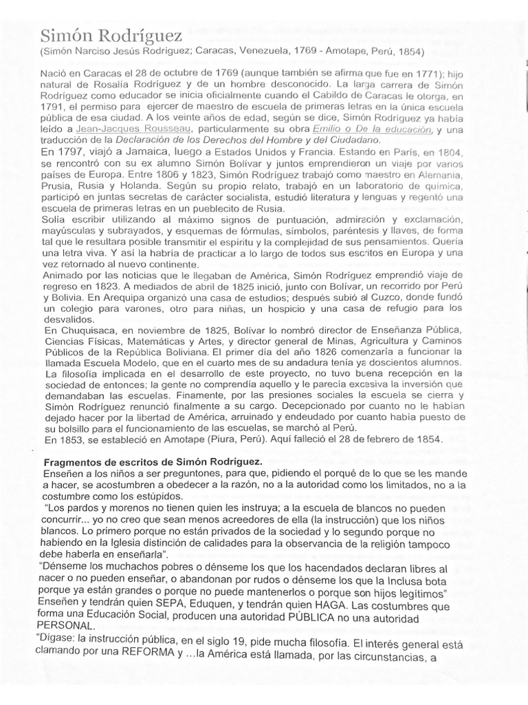 Simón R | PDF