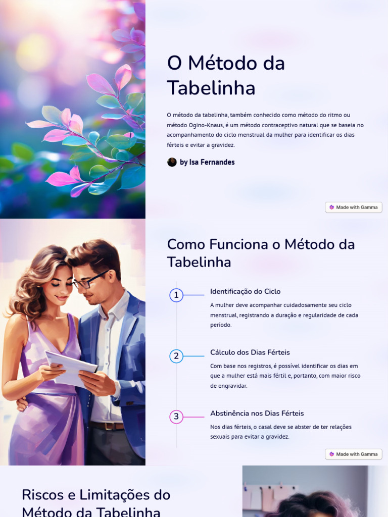 Vantagens e Desvantagens da Tabelinha | PDF