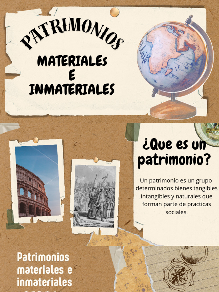 Patrimonios Materiales e Inmateriales | PDF