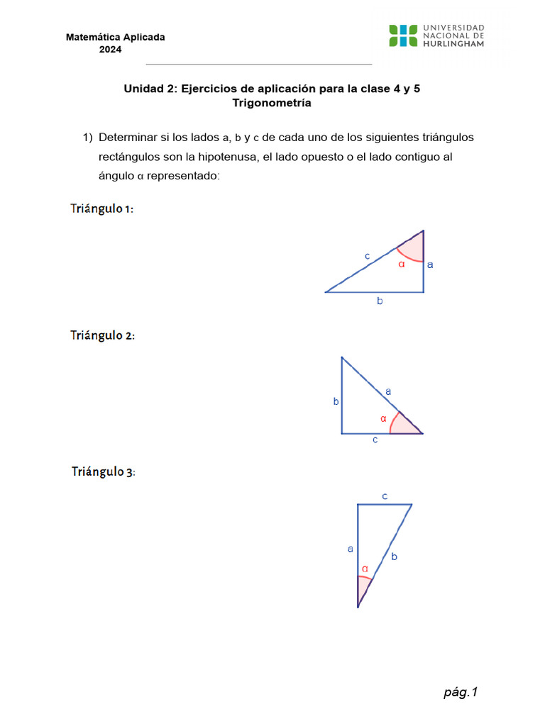 Clase 4 y 5 Guia de Ejercicios | PDF