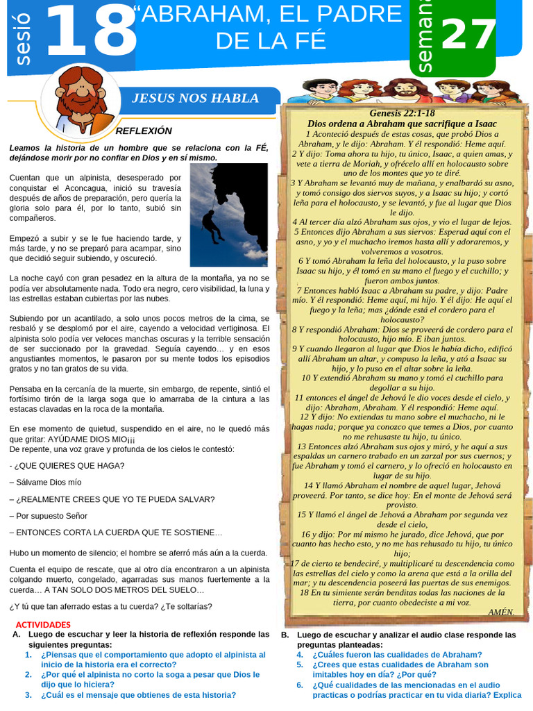 Abraham El Padre de La Fe | PDF | Abrahán